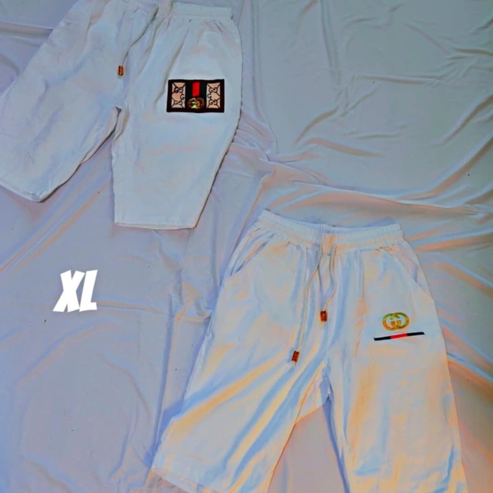Men's White Designer Shorts